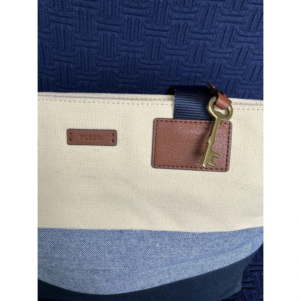 Fossil Bailey Color Block Tote Bag